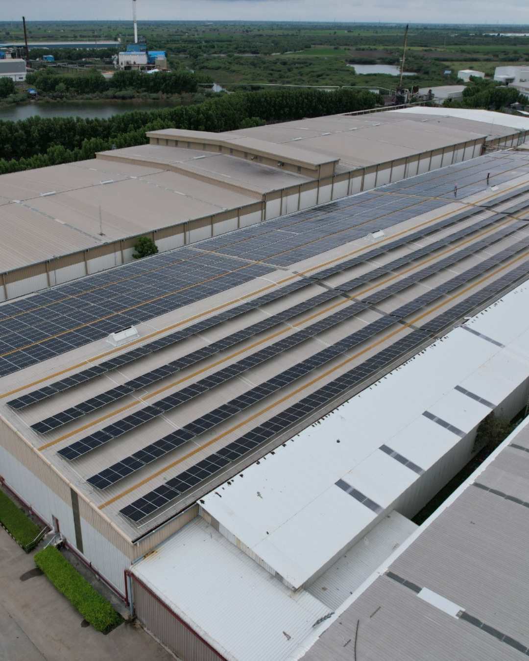 rooftop solar system installation